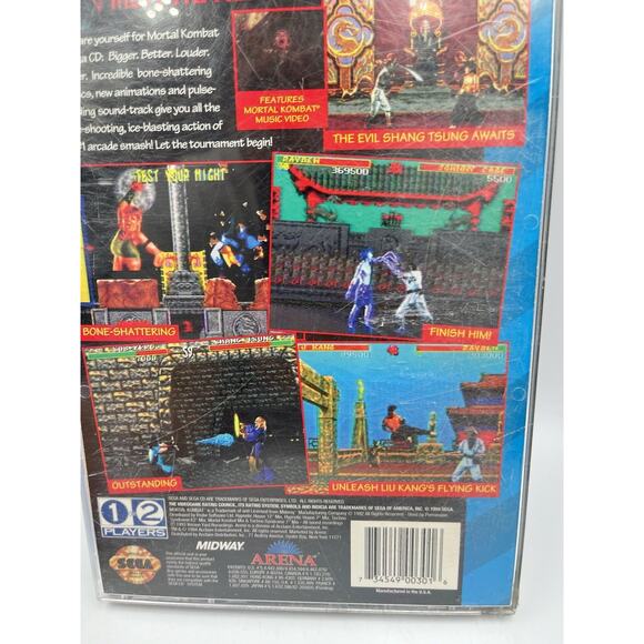Mortal Kombat (Sega CD, 1993) Complete With Manual - Tested - Authentic - Picture 3 of 8